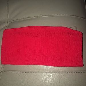 Bound by bond eye the sierra red bandeau swim top